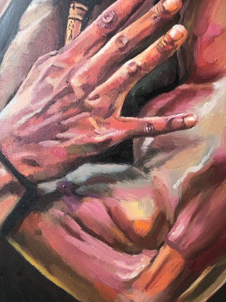 Original Contemporary People Painting by Etuk Unyime