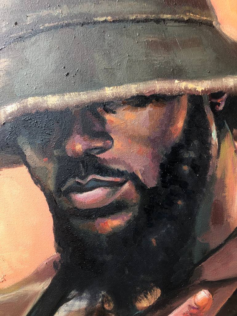 Original Contemporary People Painting by Etuk Unyime