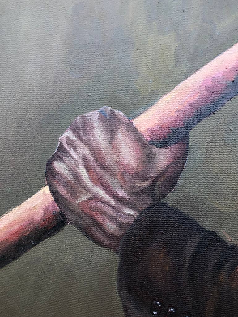 Original Figurative People Painting by Etuk Unyime
