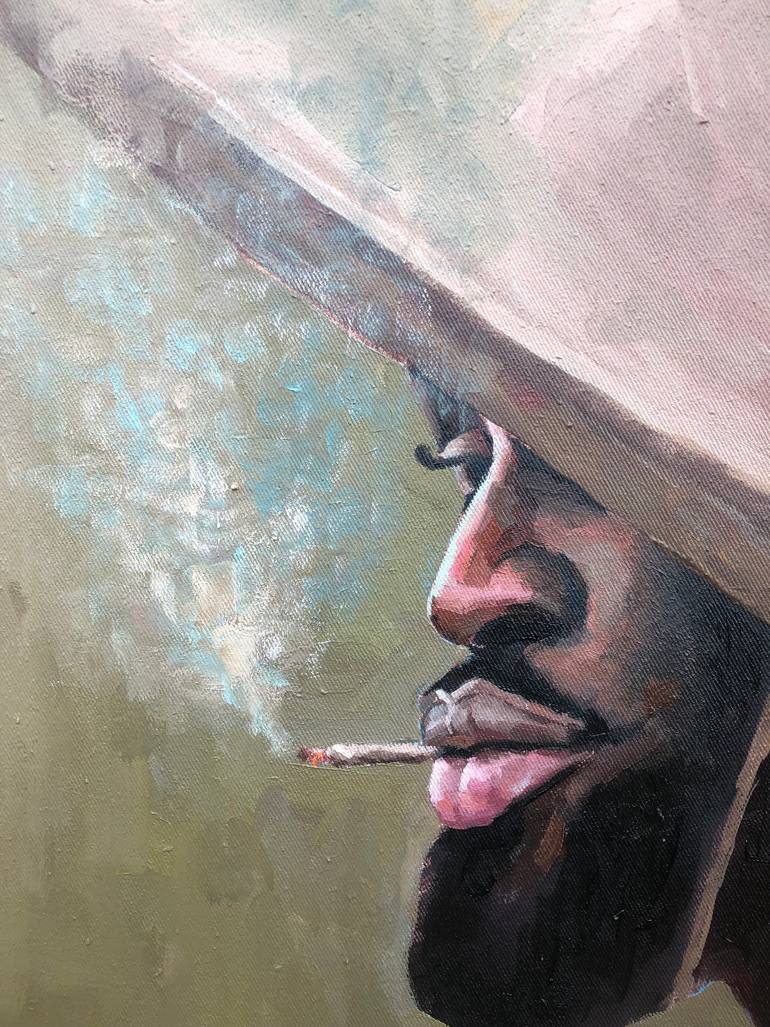 Original Figurative People Painting by Etuk Unyime