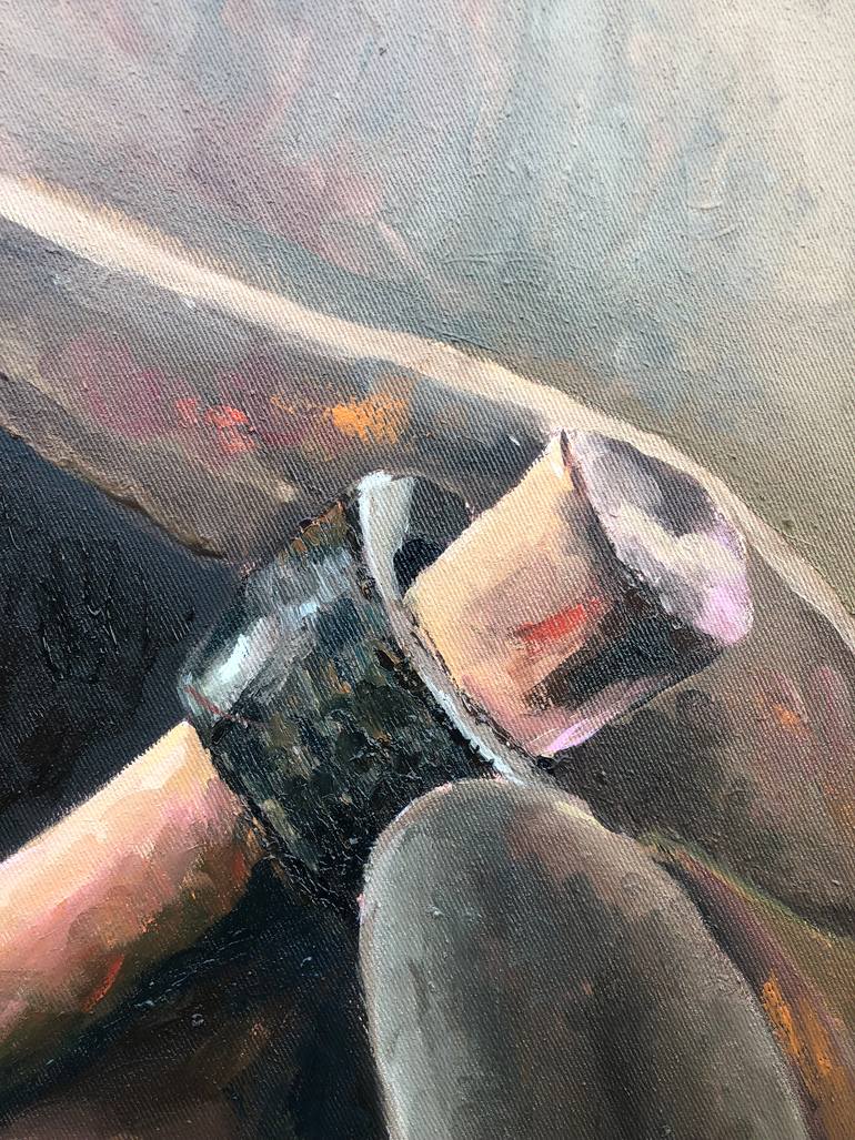 Original Figurative People Painting by Etuk Unyime