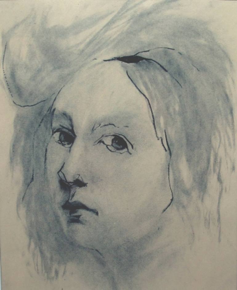 Artemesia Gentileschi Drawing by Vicki Cooke | Saatchi Art