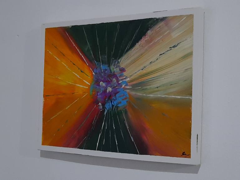 Original Abstract Expressionism Abstract Painting by Eris Nurhasanah