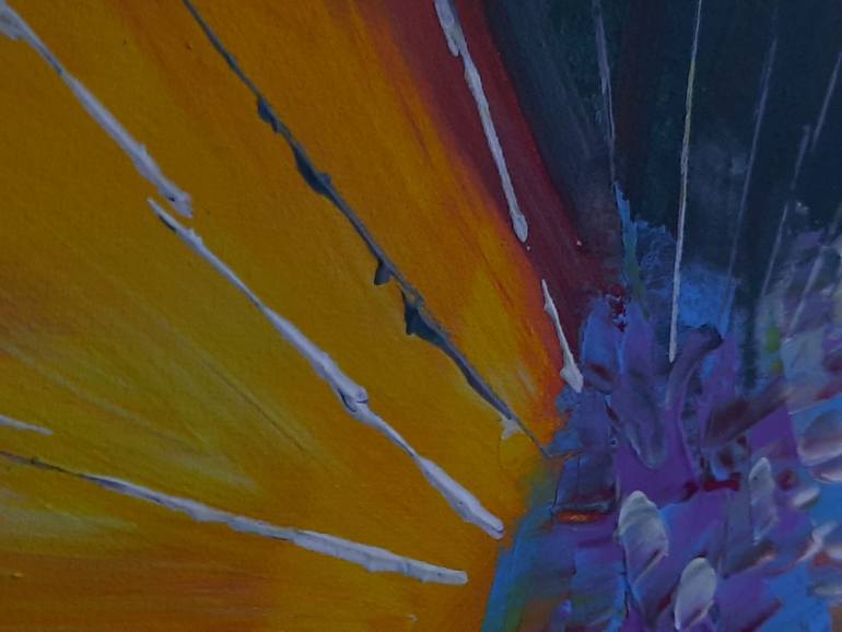 Original Abstract Expressionism Abstract Painting by Eris Nurhasanah