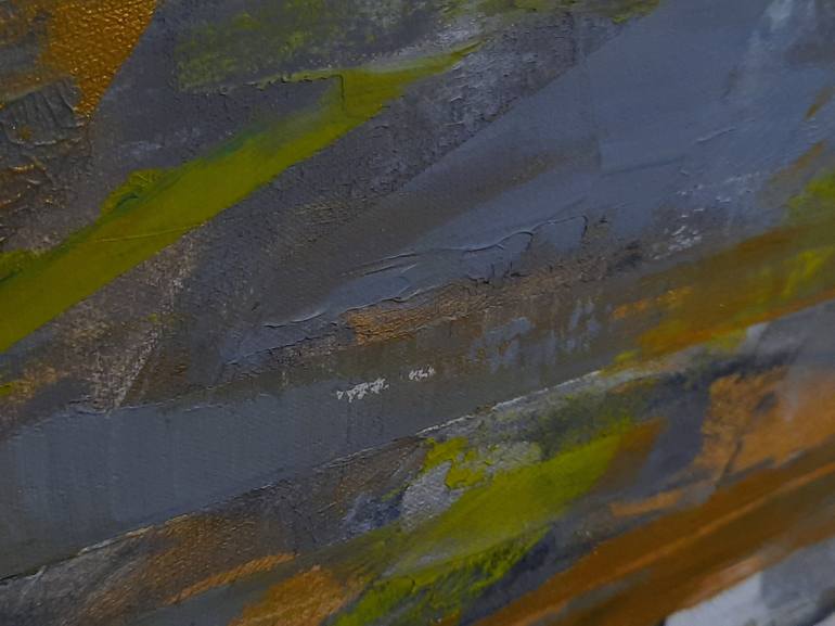 Original Abstract Expressionism Abstract Painting by Eris Nurhasanah