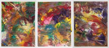 Original Abstract Expressionism Abstract Paintings by Eris Nurhasanah