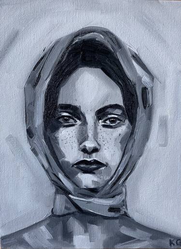 Print of Fine Art Women Paintings by Karina Gyardushyan