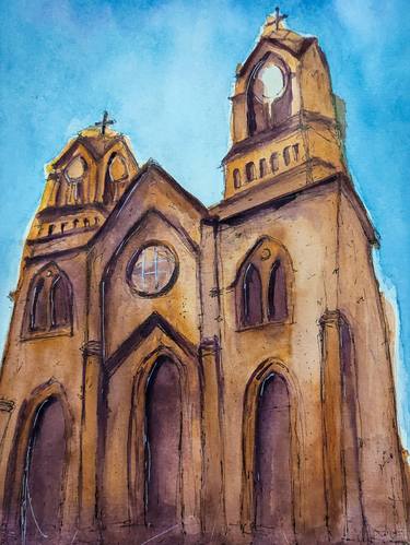 Print of Architecture Paintings by Jean Carlo Quintero