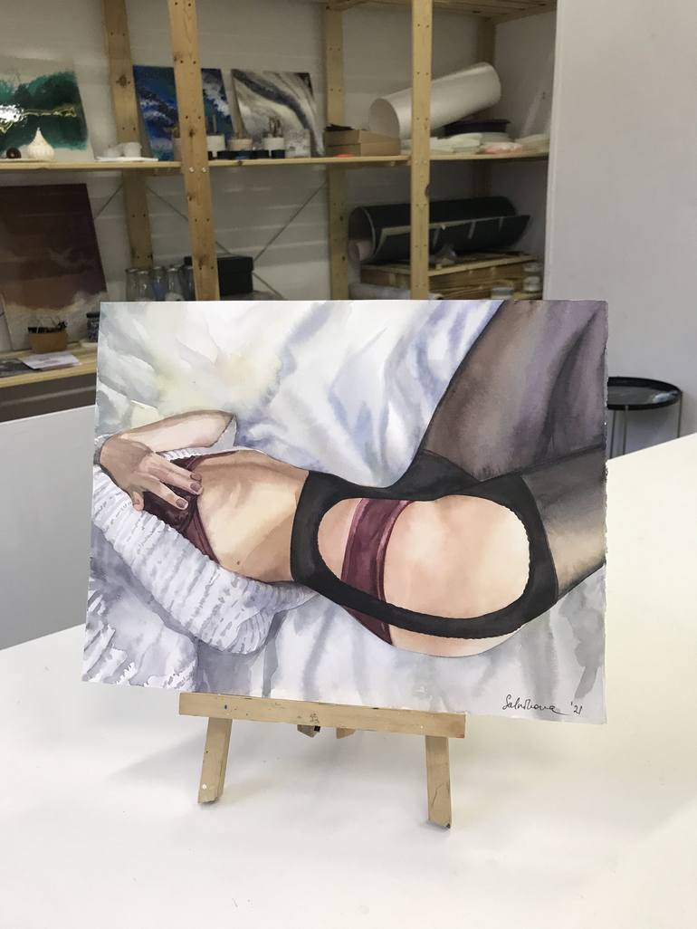 Original Contemporary Body Painting by Yana Salnikova