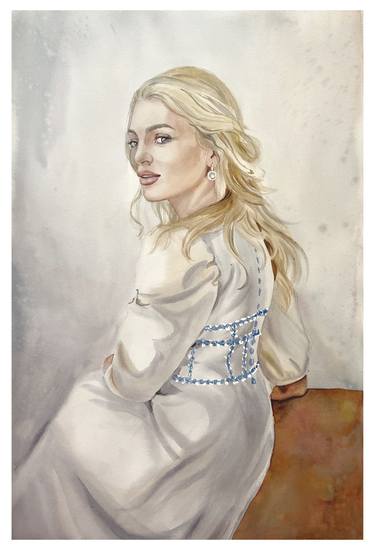 Original Realism Women Paintings by Yana Salnikova