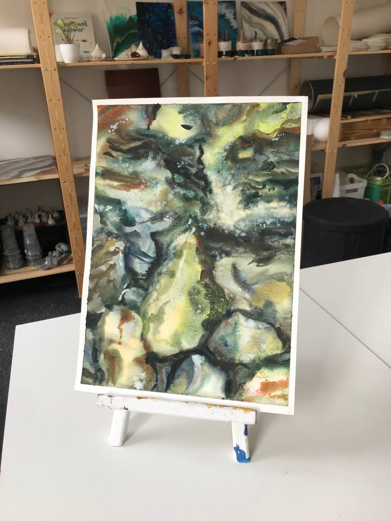 Original Expressionism Abstract Painting by Jana Salnikova