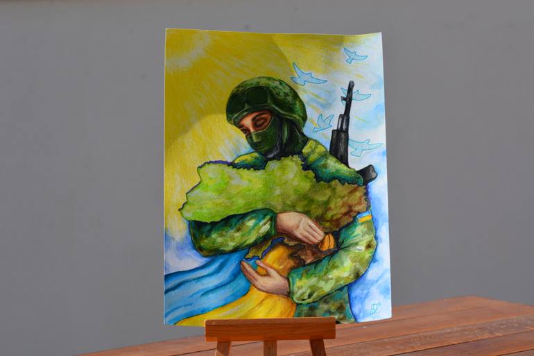 Original Art Deco Politics Painting by Inna Boiko