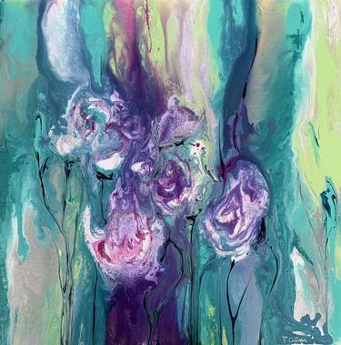 Original Expressionism Floral Paintings by Maite Ciurana