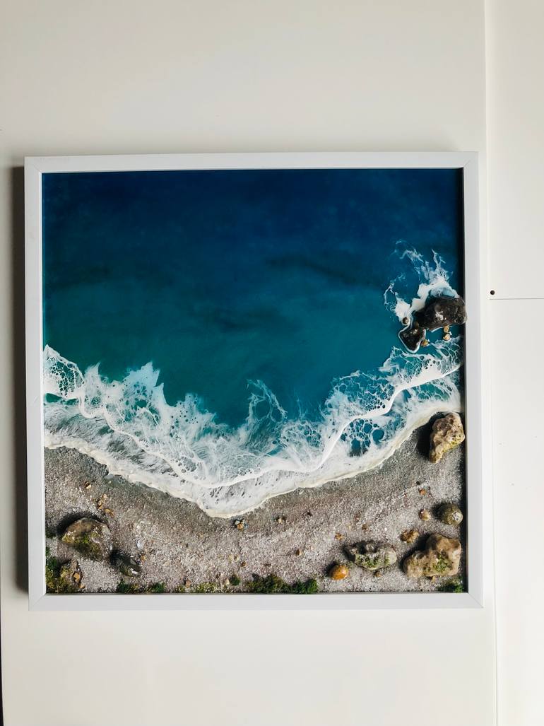 Original Modernism Beach Painting by Ana Taborda