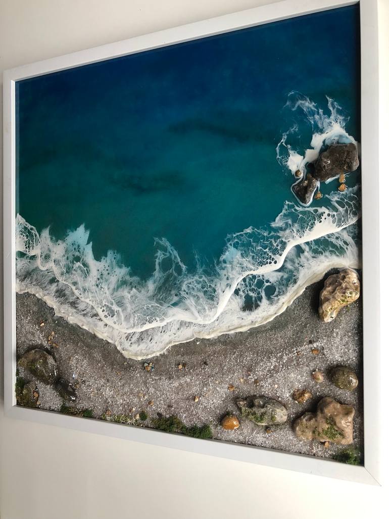 Original Modernism Beach Painting by Ana Taborda
