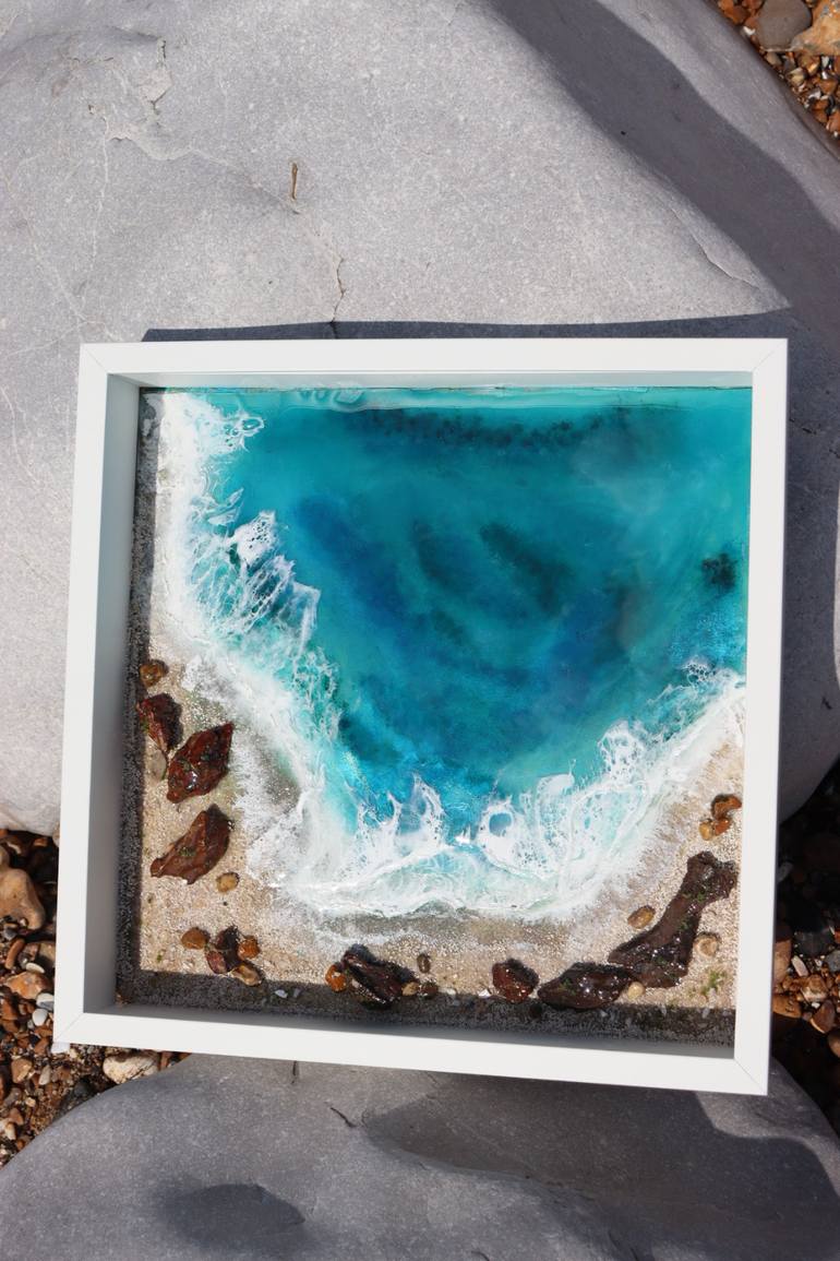 Original Modernism Beach Painting by Ana Taborda