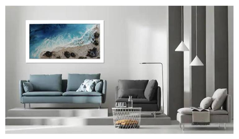 Original Realism Beach Painting by Ana Taborda