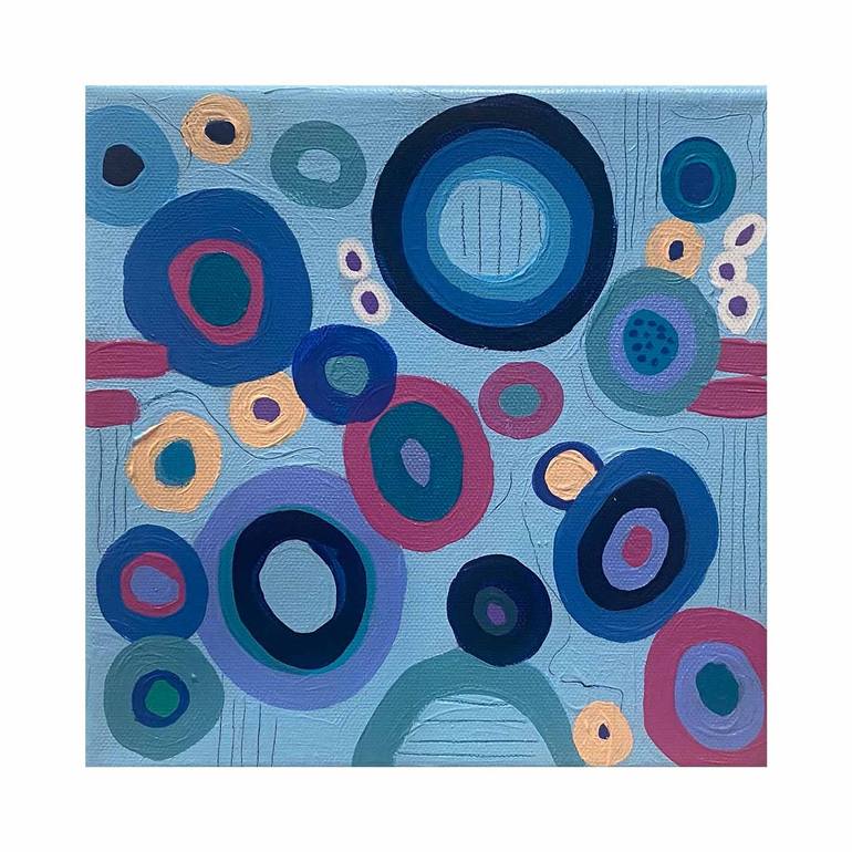 Original Pop Art Abstract Painting by Helen Joy Newman