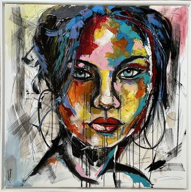 Pop Art ,,Woman Potrait´´ by Eka Peradze thumb
