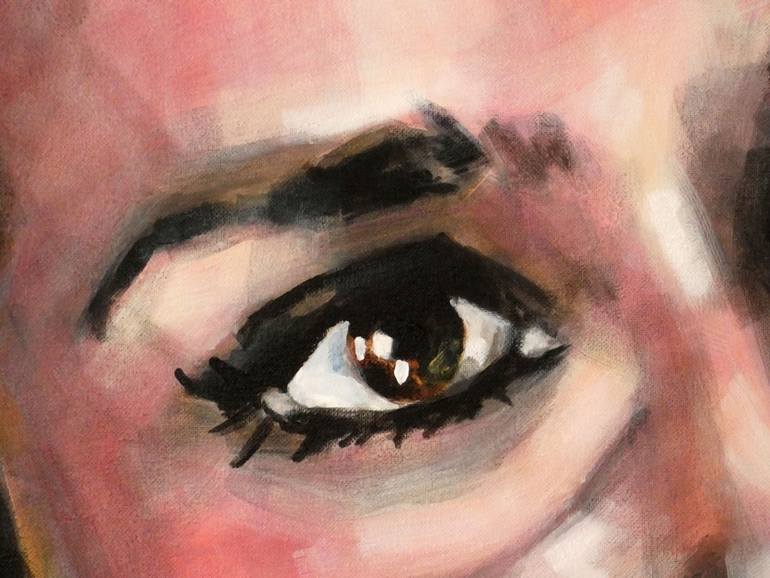 Original Portraiture Cinema Painting by Antonio Sierra Ramos