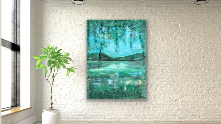 Original Abstract Landscape Painting by Kate Chadwick-Jones