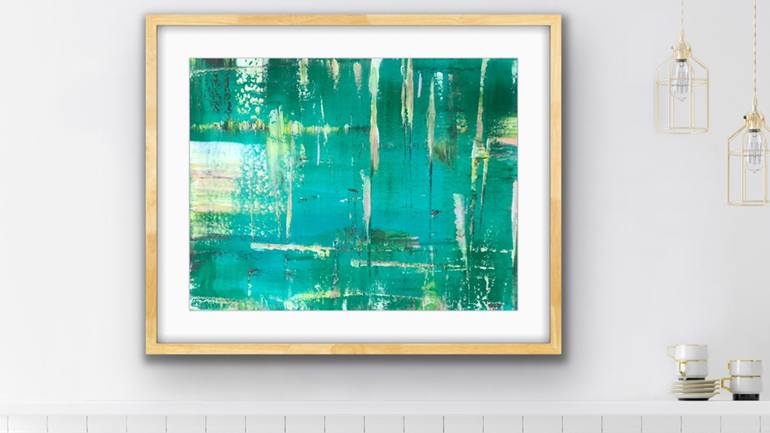 Original Abstract Expressionism Abstract Painting by Kate Chadwick-Jones