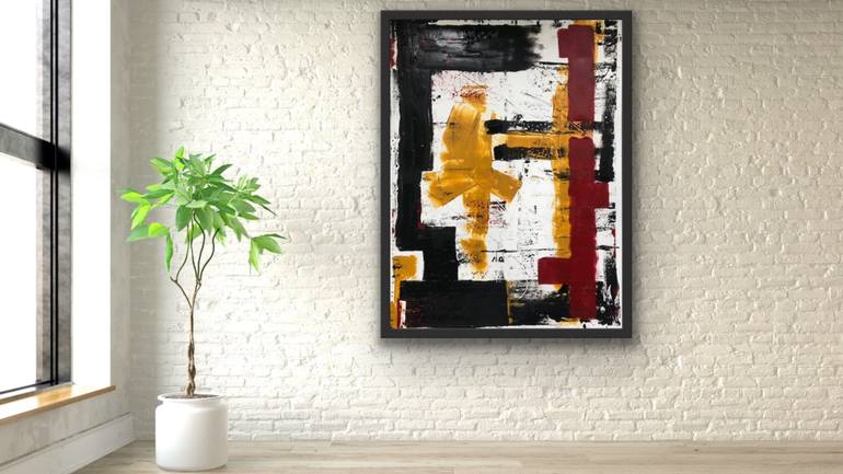 Original Abstract Expressionism Abstract Painting by Kate Chadwick-Jones