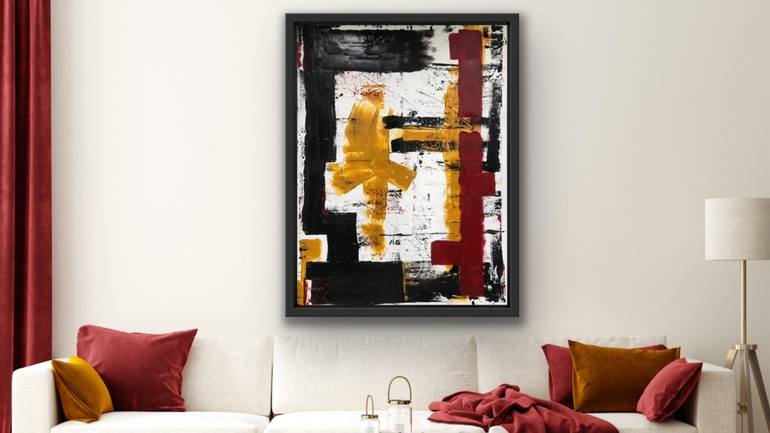 Original Abstract Expressionism Abstract Painting by Kate Chadwick-Jones