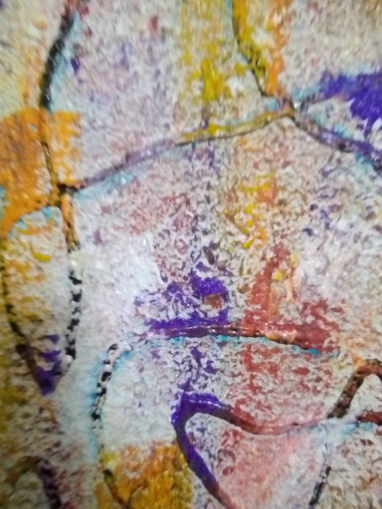 Original Abstract Expressionism Abstract Painting by Boladale Ige