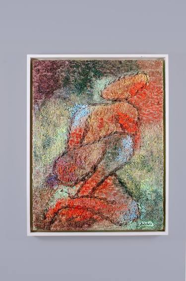 Original Abstract Expressionism Abstract Collage by Boladale Ige
