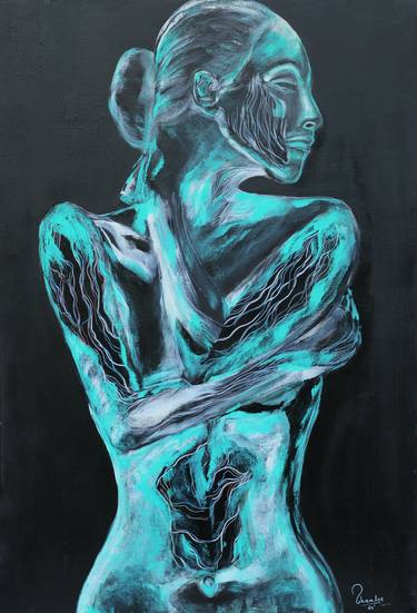 Original Conceptual Women Mixed Media by Shamlee Asb