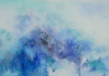 Original Abstract Landscape Paintings by Jenny Liu