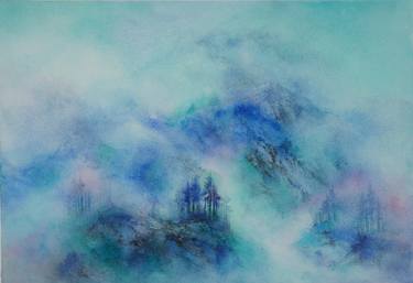 Original Abstract Landscape Paintings by Jenny Liu