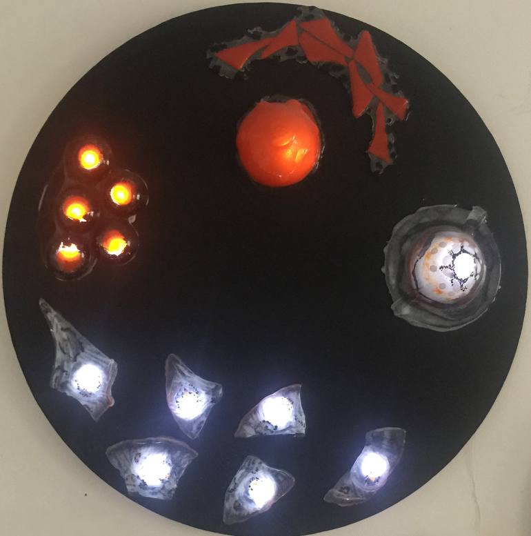 Print of Modern Light Sculpture by Joke Parmentier