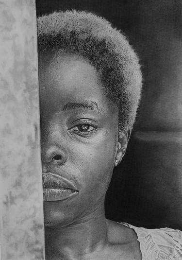 Print of Conceptual Portrait Drawings by Agyemang Badu