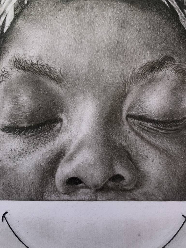 Original Portrait Drawing by Agyemang Badu