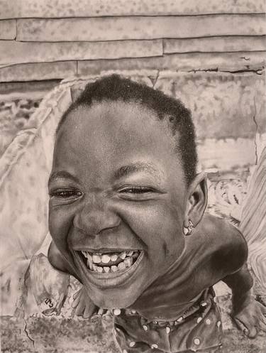 Original Portraiture Children Drawings by Agyemang Badu