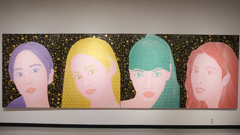 Original Modernism Pop Culture/Celebrity Painting by Chaewon Im