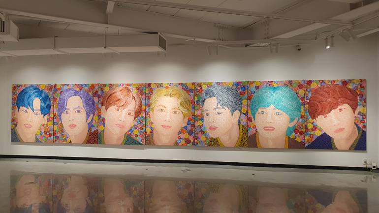 Original Modernism Pop Culture/Celebrity Painting by Chaewon Im