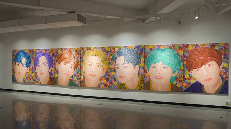 Original Modernism Pop Culture/Celebrity Painting by Chaewon Im