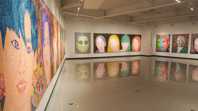Original Modernism Pop Culture/Celebrity Painting by Chaewon Im
