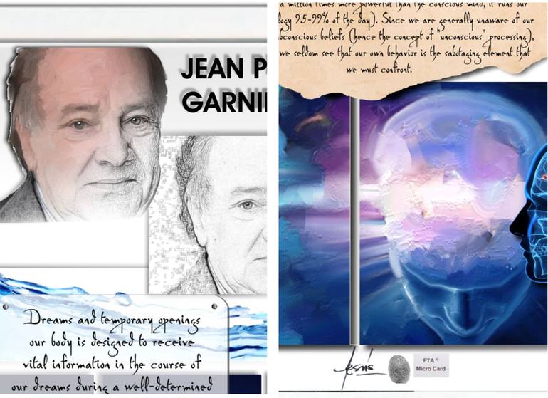 Original Conceptual Science/Technology Collage by Gerardo Rsverdial