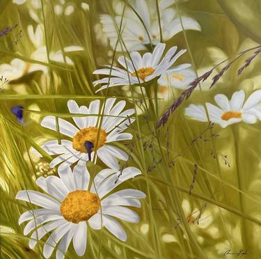 Original Realism Floral Paintings by Charmaine Boyle