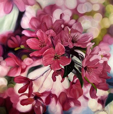 Original Realism Floral Paintings by Charmaine Boyle