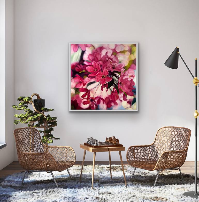 Original Contemporary Floral Painting by Charmaine Boyle