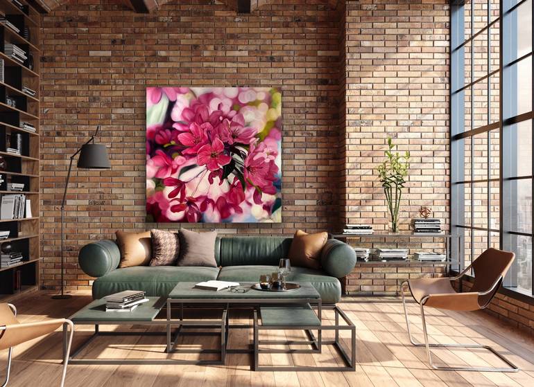 Original Contemporary Floral Painting by Charmaine Boyle