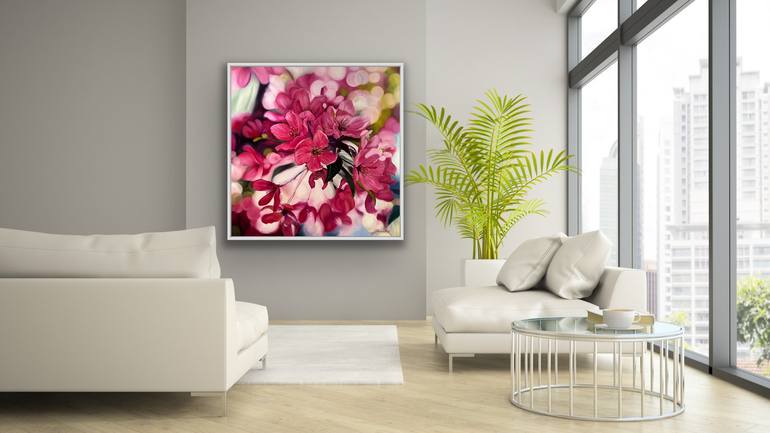 Original Contemporary Floral Painting by Charmaine Boyle