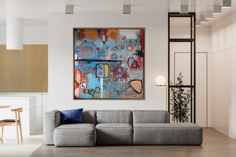 Original Abstract Painting by İlayda Uçar