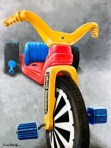 Print of Photorealism Bicycle Paintings by Kevin Martzolff