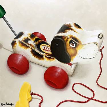 Original Documentary Dogs Paintings by Kevin Martzolff